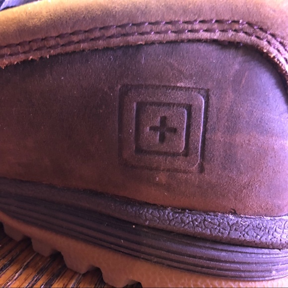 LEATHER 5.11 Tactical Pursuits Field Ops Slip Ons Size 7 Like New - Picture 5 of 10